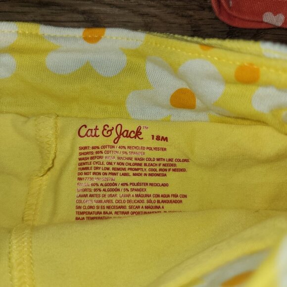 5 Pack Cat & Jack Baby Girl Skorts B0017 - Picture 5 of 5